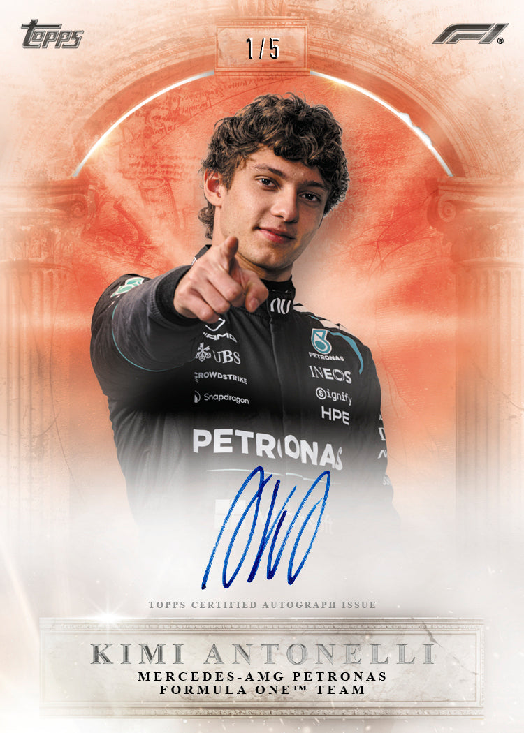 2026 Topps F1 Eccellenza Kimi Antonelli auto