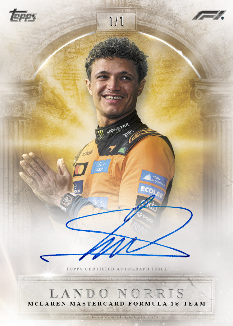 2026 Topps F1 Eccellenza Lando Norris auto