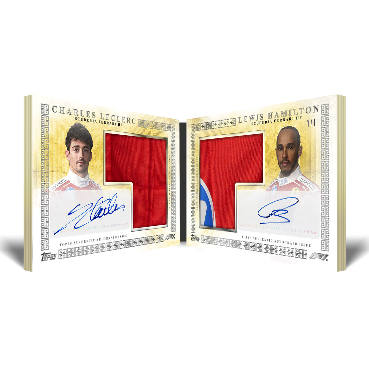 2026 Topps F1 Eccellenza Le Clerc Hamilton dual auto relic