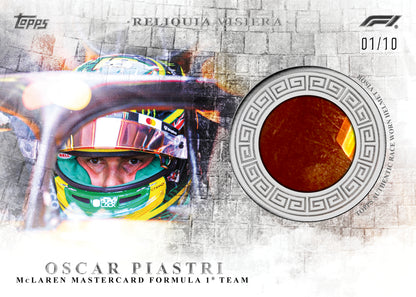2026 Topps F1 Eccellenza Oscar Piastri relic