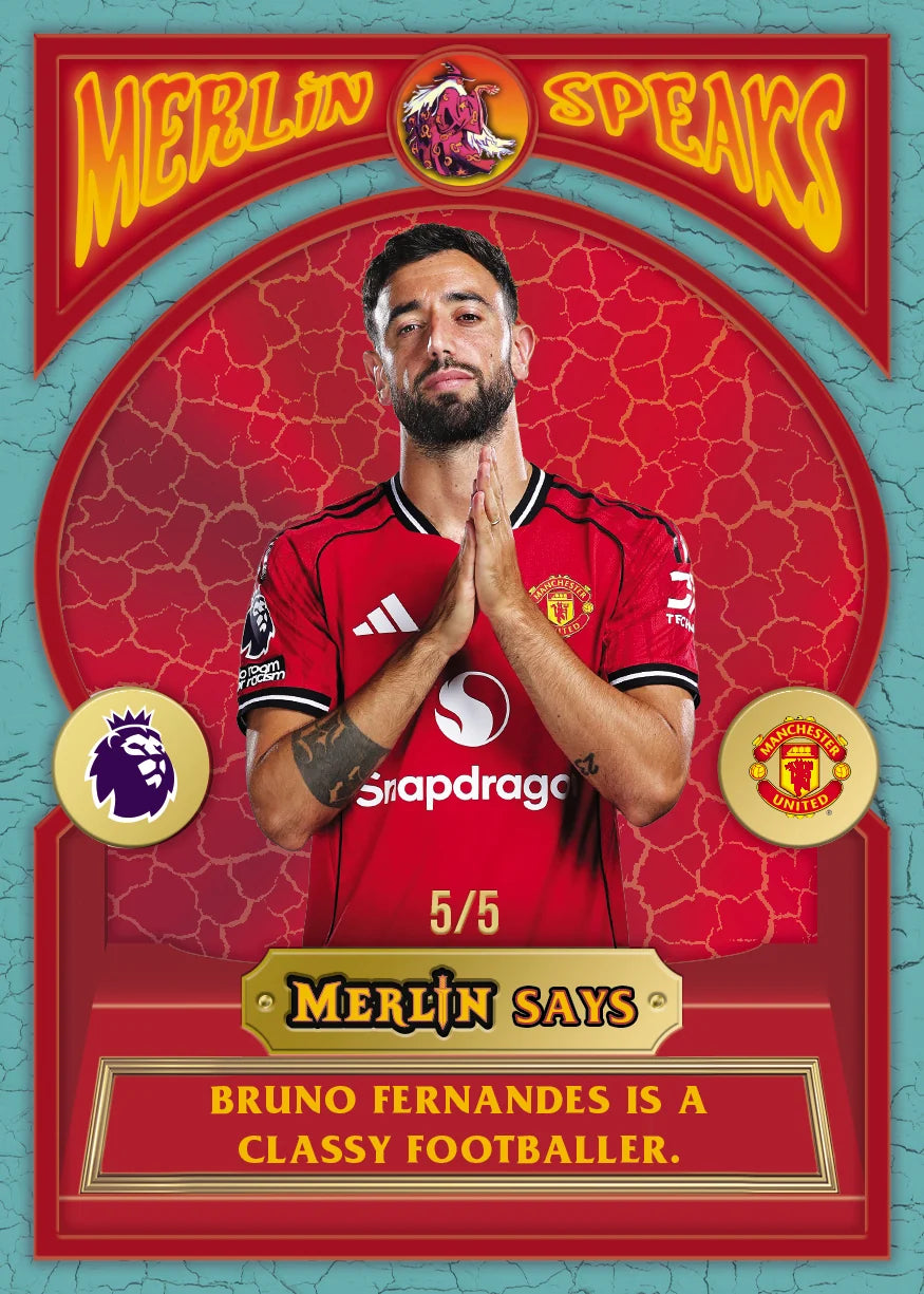 2026 Topps Merlin Premier League Bruno Fernandes