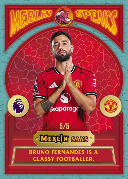 2026 Topps Merlin Premier League Bruno Fernandes