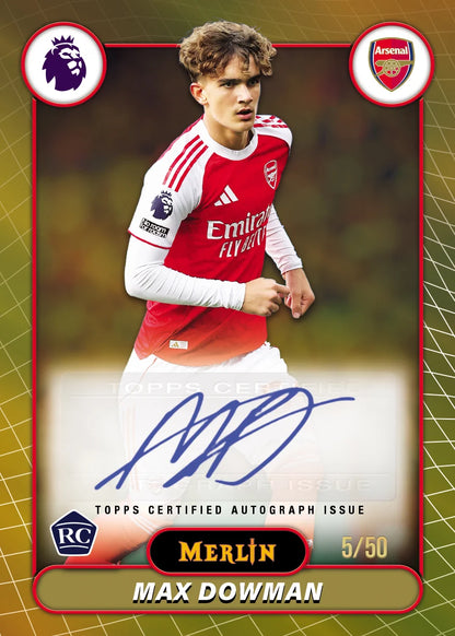 2026 Topps Merlin Premier League Max Dowman
