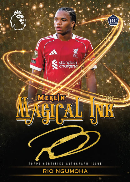 2026 Topps Merlin Premier League Rio Ngumoha