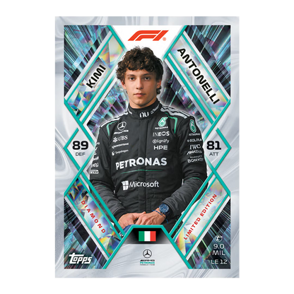 2026 Topps Turbo Attax Formula 1 Kimi Antonelli Diamond