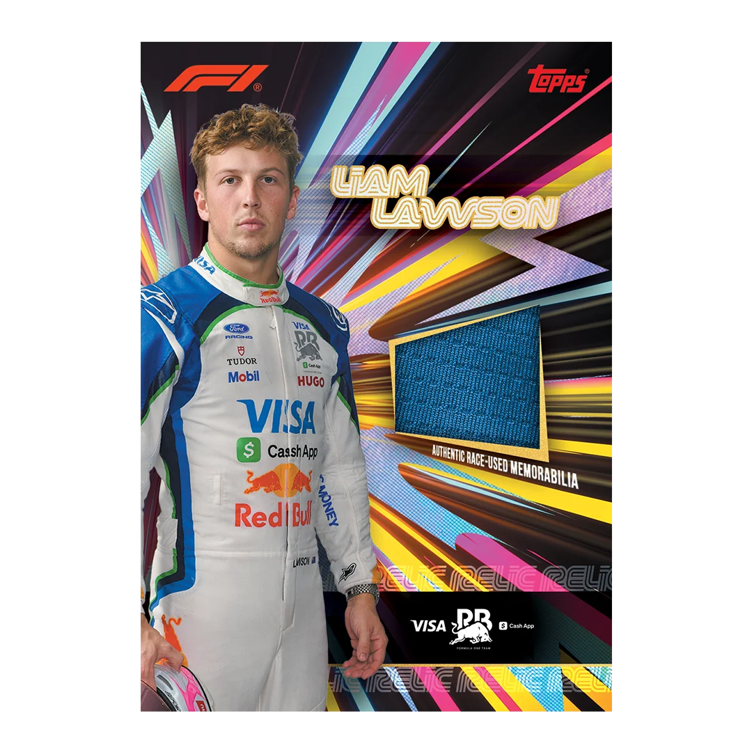 2026 Topps Turbo Attax Formula 1 Liam Lawson patch