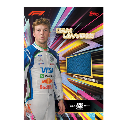 2026 Topps Turbo Attax Formula 1 Liam Lawson patch