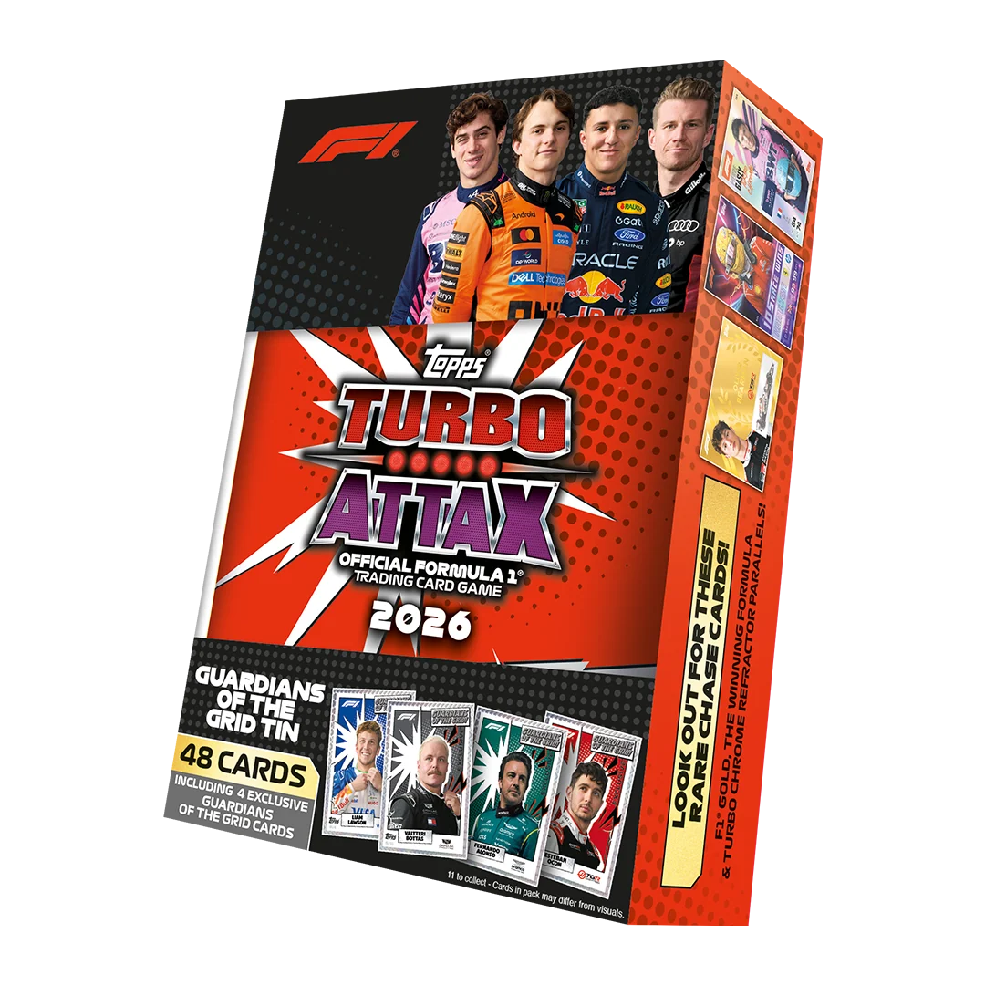 2026 Topps Turbo Attax Formula 1 Mega Tin Guardians of the Grid