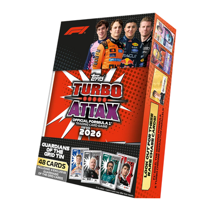 2026 Topps Turbo Attax Formula 1 Mega Tin Guardians of the Grid