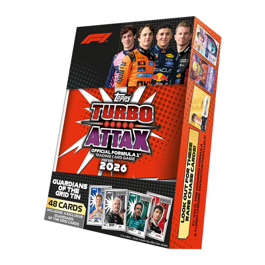 2026 Topps Turbo Attax Formula 1 Mega Tin Guardians of the Grid