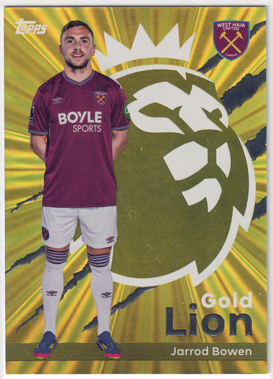 2025-26 Topps Premier League #GL17 Jarrod Bowen Gold Lion