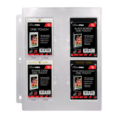 Ultra PRO 4-Pocket Pages for 23PT-100PT One-Touch