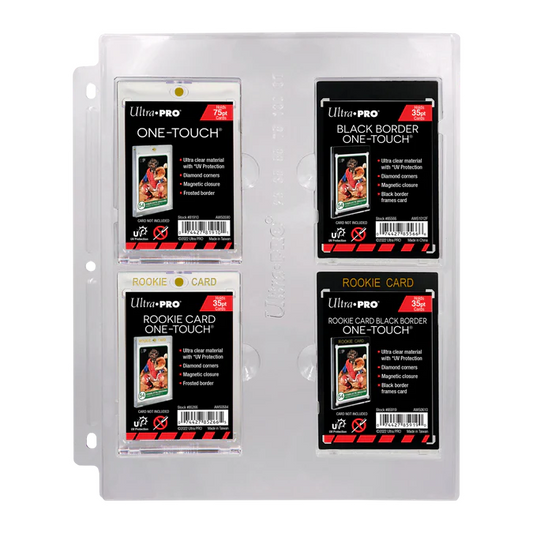 Ultra PRO 4-Pocket Pages for 23PT-100PT One-Touch