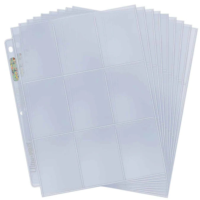 Ultra PRO Silver Series 9-Pocket Refill Pages Fanned