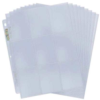 Ultra PRO Silver Series 9-Pocket Refill Pages Fanned